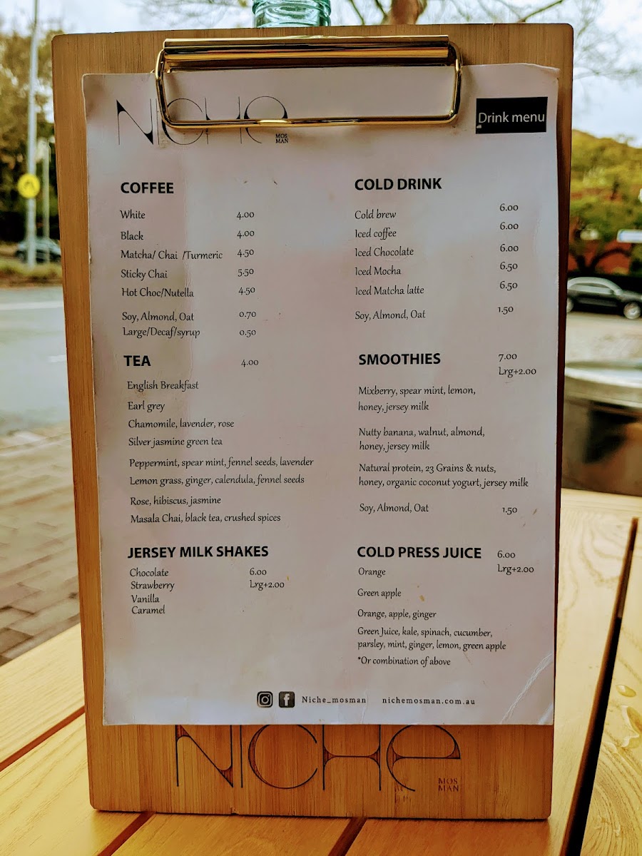 Menu Niche Mosman Cafe-10