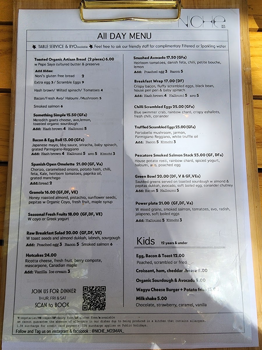 Menu Niche Mosman Cafe-5