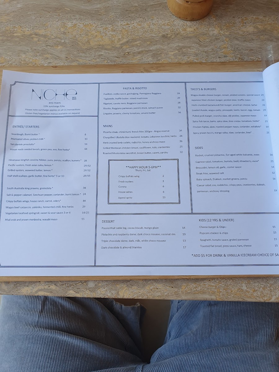 Menu Niche Mosman Cafe-8